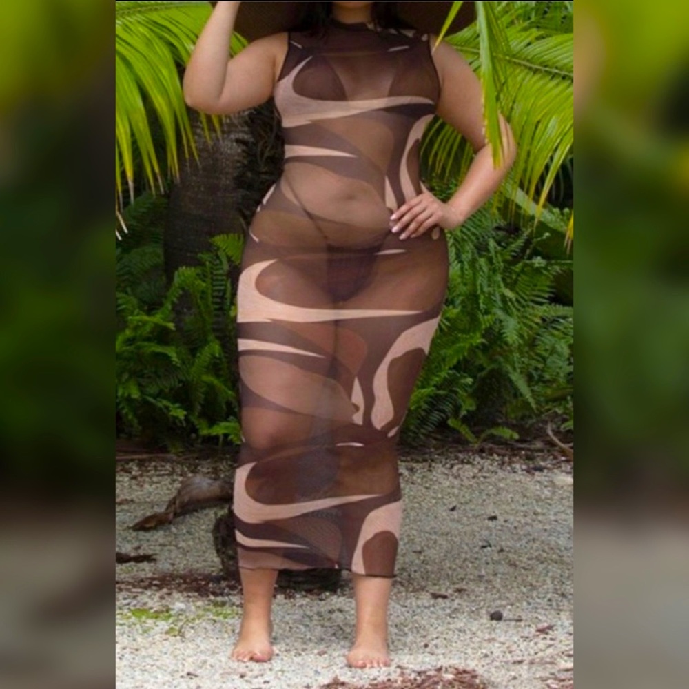 Royal Baddie Mesh Dress.